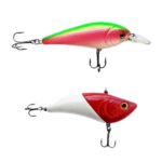 kit 2 Iscas artificiais de pesca 9 cm e 8 cm