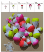 Boias Pesca Lambari Colorida N°2 - C/100 - Imagem 4