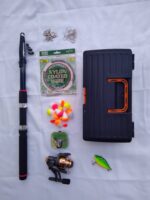 KIT PESCA - N°14 - 1 Vara Telescópica 3,00m + 1 Molinete 3 RL 1000 + Acessórios - Imagem 2