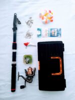 KIT PESCA - N°5 - 1 Vara Maruri 2 Parts 1,35m + 1 Molinete  3 Rol 2000 +  Acessório - Imagem 3